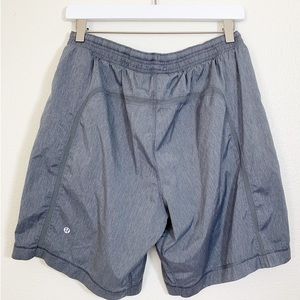 Lululemon pace breaker gray shorts 9” lined.